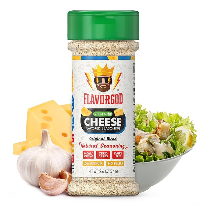 Cheese Flavored Seasoning Mix by FlavorGod - Premium All Natural & Healthy Spice Blend for Chicken