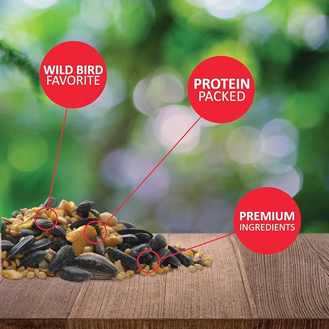 Lyric Wild Bird Mix - Wild Bird Food for Outside Feeders - Attracts Doves, Jays and many more - 40