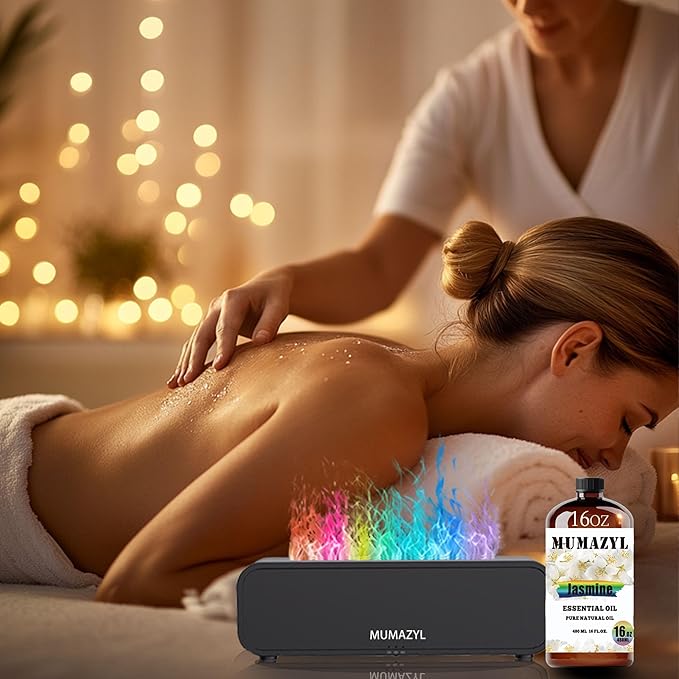 Jasmine Essential Oil, Jasmine Oil 16 Fl Oz 480ML for Diffuser Humidifier Yoga Cleaning DIY Candle