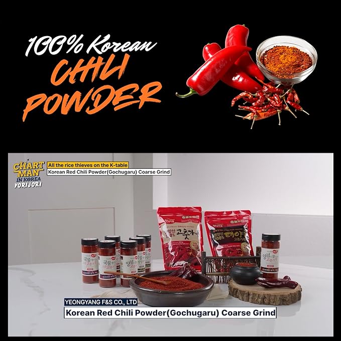 Korean Food Haetnim Maeul 100% Korean Red Chili Powder 3.5oz(100g) | Small Particle Powder for