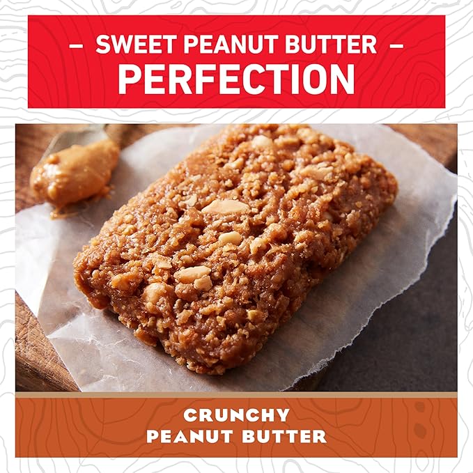 CLIF BAR - Protein Bars - Crunchy Peanut Butter - Made with Organic Oats - Energy Bars - Non-GMO