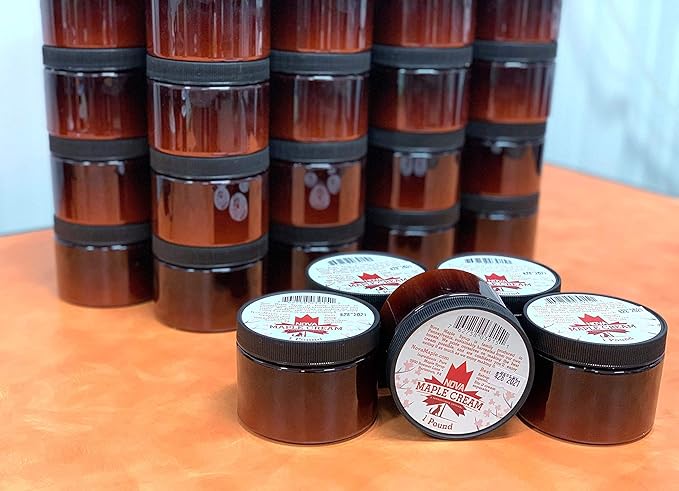 Nova Maple Cream - Pure Grade-A Maple Cream Butter Spread (1/2 Pound)