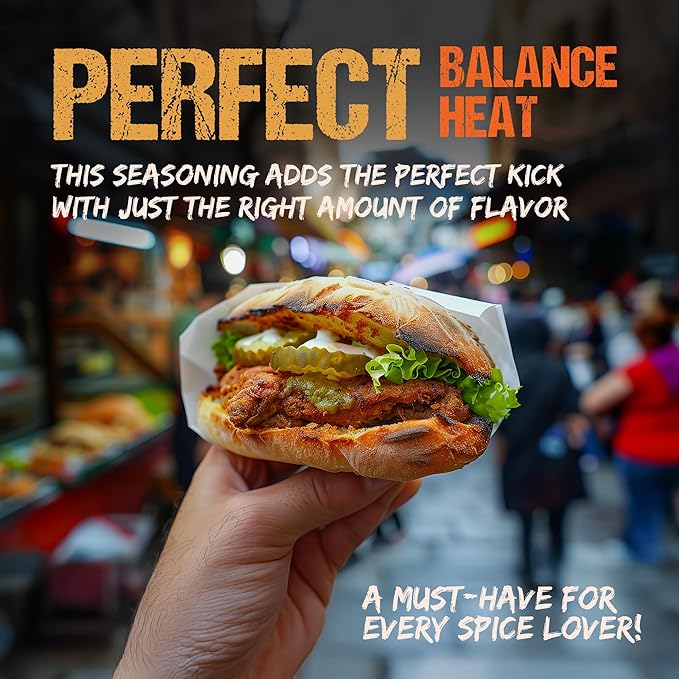 The Spice Lab Nashville Hot Chicken Seasoning - All Purpose Spicy Dry Rub for Chicken Wing Dust