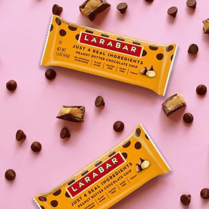 Larabar Chocolate Variety Pack, Fruit and Nut Bars, Gluten Free and Vegan, 28.8 oz, 18 Ct