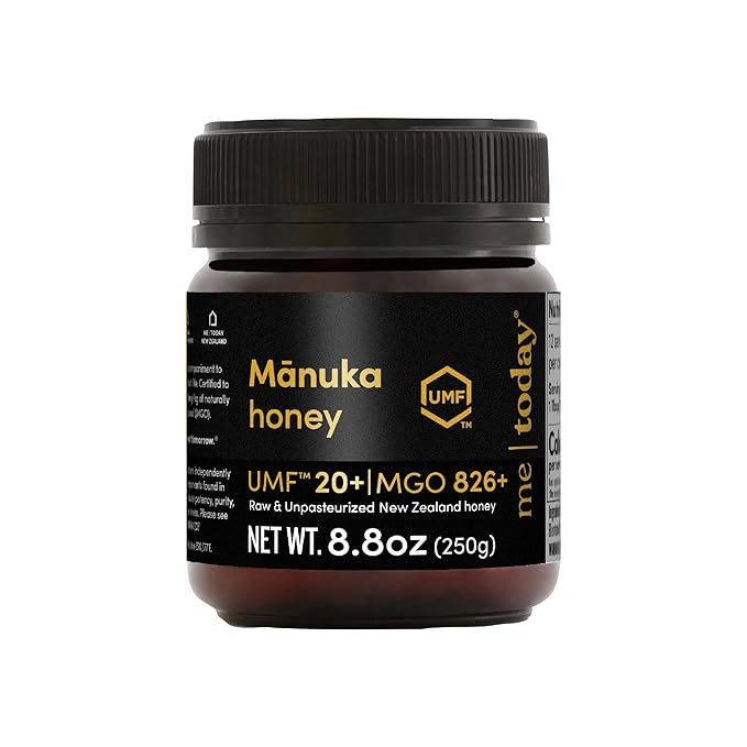 Me Today Manuka Honey, UMF 20+/MGO 826+ from New Zealand Authentic, Raw & Unpasteurized Honey | Raw