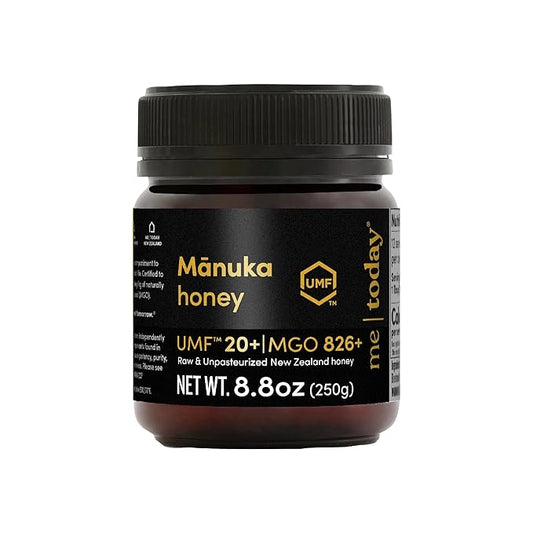 Me Today Manuka Honey, UMF 20+/MGO 826+ from New Zealand Authentic, Raw & Unpasteurized Honey | Raw