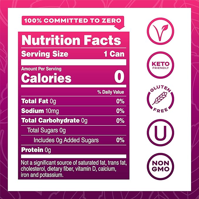 Yerbaé Energy Seltzer - Pomegranate Berry, No Sugar/Calories/Carbs. Energized by Yerba Mate