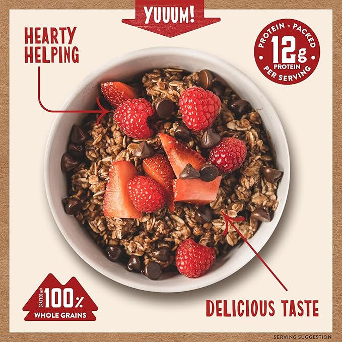 Kodiak Cakes Instant Oatmeal Packets - High Protein - 100% Whole Grains Breakfast Food - Chocolate