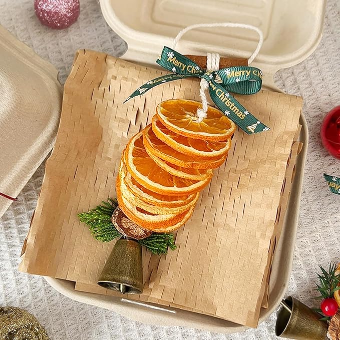 Haomly Dehydrated Dried Orange Slices| 200g(7.05oz) | Edible Dried Oranges For Cocktails|Natural