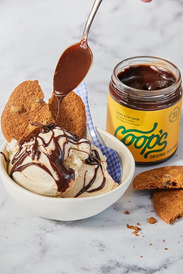 Coop's Original Hot Fudge: Gourmet, All Natural, Handcrafted, Gluten Free, Non-GMO, Chocolate Ice