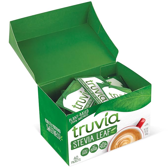Truvia Original Calorie-Free Sweetener From The Stevia Leaf Packets, 2.82 oz Carton, 40 Count (Pack