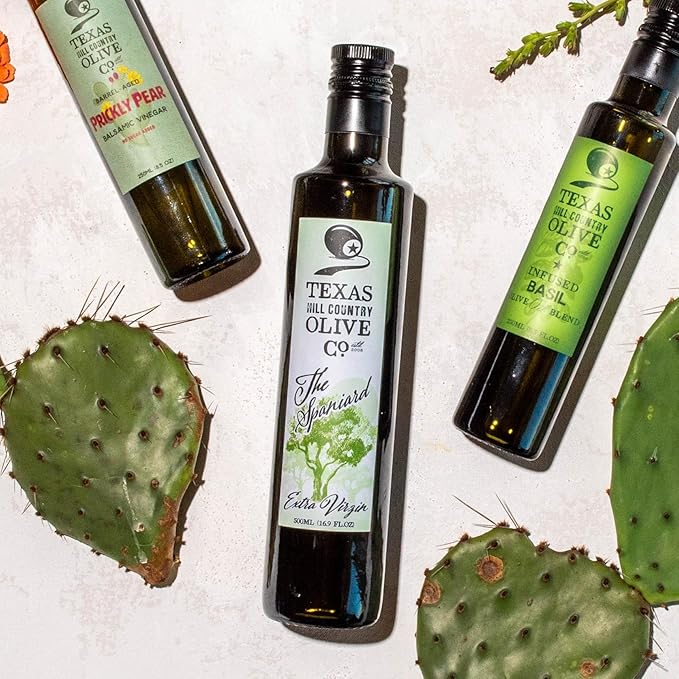 Texas Hill Country Olive Co Spaniard Extra Virgin Olive Oil - Cold Pressed EVOO Gourmet Olive Oil