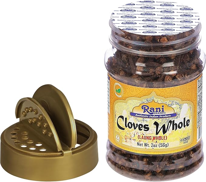 Rani Cloves Whole (Laung) 2oz (56g) Great for Food, Tea, Pomander Balls and Potpourri, Hand