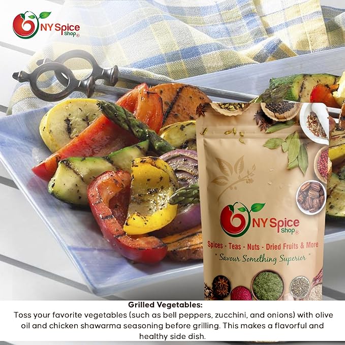 NY Spice Shop Chicken Shawarma Seasoning - Authentic Mediterranean Blend Grilling Spices for