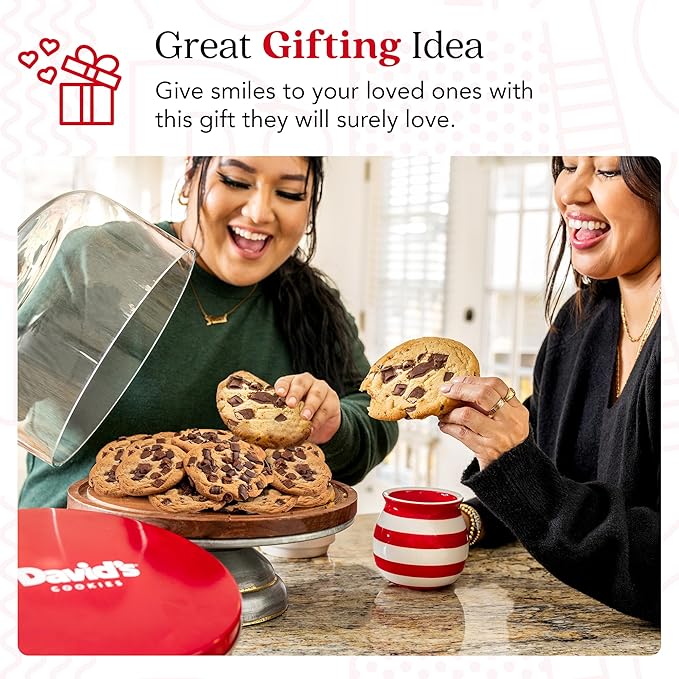 David's Cookies Fresh Baked Decadent Jumbo Cookies Triple Chocolate Chunk - Flavorful Gourmet
