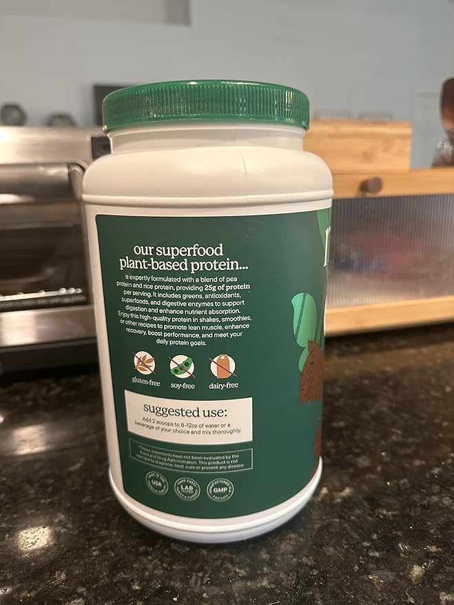 Nutranelle - Plant Based Protein Powder - 25 g Vegan Protein Powder with 30 Servings - Blended Rice