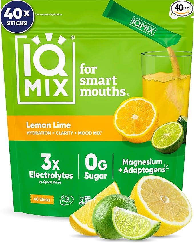 IQMIX Hydration Electrolyte Powder ??4-in-1 Formula for Hydration, Mental Clarity, Mood and