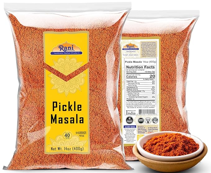 Rani Pickle (Achar) Masala Indian Spice Blend 14oz (400g) ~ All Natural | Vegan | Gluten Friendly |