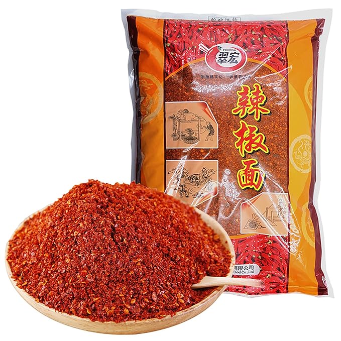 Chinese Sichuan red Chili Powder 5.51 Pound / 2500g (first grade medium coarseness), Original