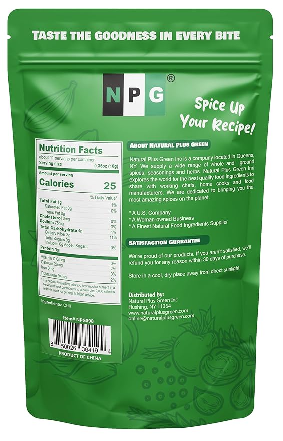 NPG Sichuan Red Chili Peppers 4 Ounces, Medium Hot, Premium Szechuan Dried Red Chilies for Chili