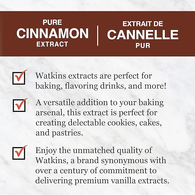 Watkins Pure Cinnamon Extract, 2 Fl Oz (Pack of 24)