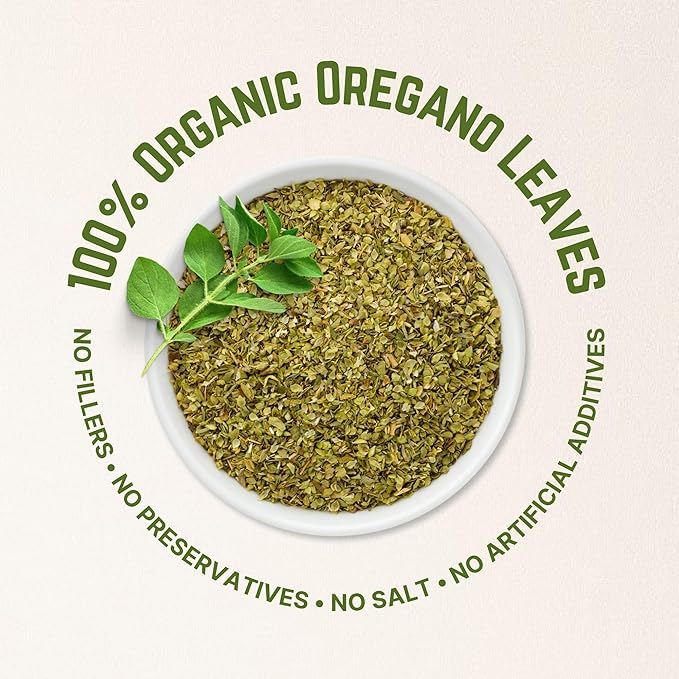 Organic Oregano Dried 3.88 oz ??Dried Oregano Leaves ??USDA Organic, Kosher, Gluten Free Seasoning