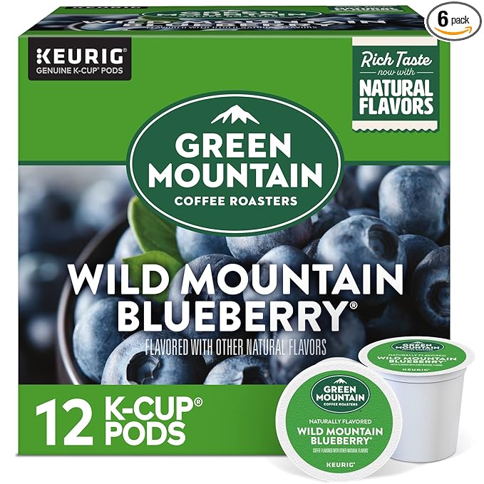 Green Mountain Coffee Roasters Wild Mountain Blueberry Keurig Single-Serve K-Cup pods, Light Roast