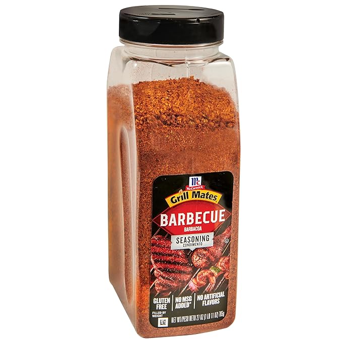 McCormick Grill Mates Barbecue Seasoning, 27 oz - One 27 Ounce Container of Barbecue Rub, Perfect