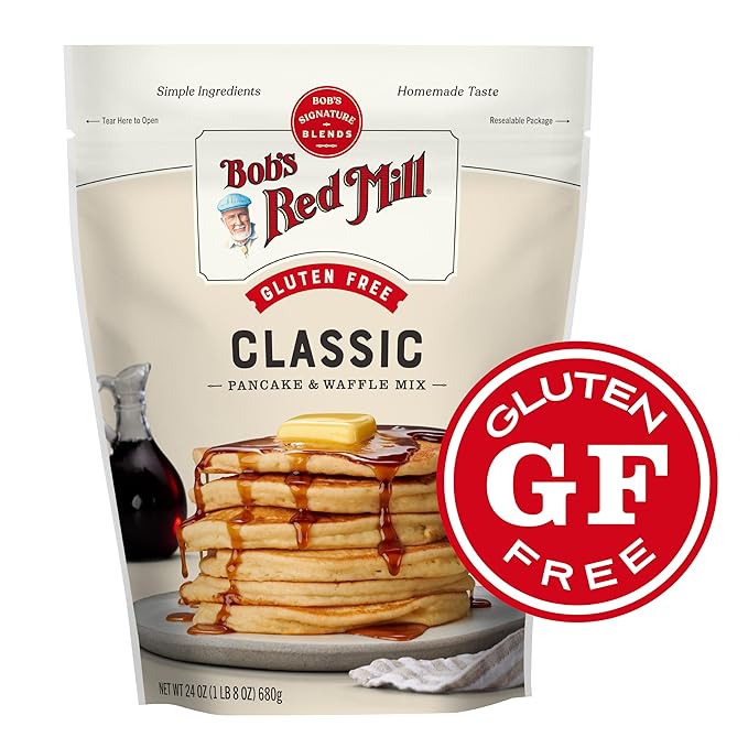 Bob?셲 Red Mill Gluten Free Pancake & Waffle Mix, 1.5 Pound (Pack of 1) ??Whole Grain, Makes 34