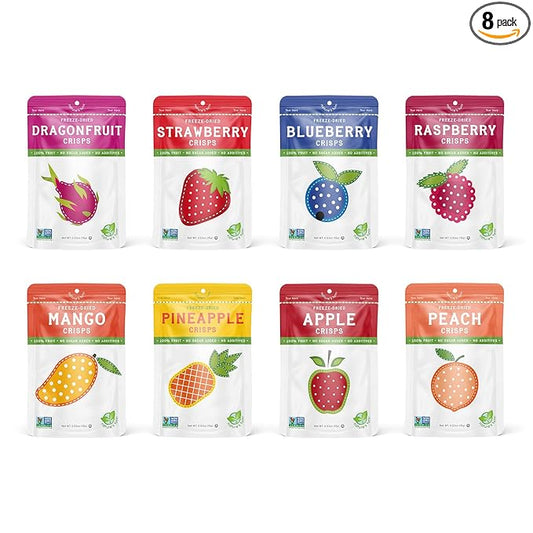 Nature’s Turn Freeze-Dried Fruit Crisps –Healthy, Gluten-Free,Crispy & Delicious,Plant-Based Snack
