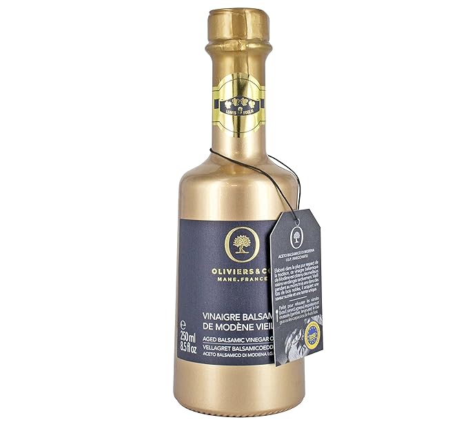 Gold Balsamic Vinegar of Modena by Oliviers & Co | Aged Balsamic Vinegars for Salad Dressing