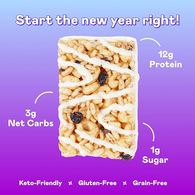MAGIC SPOON Treats I High Protein Bars I Low Carb I Keto Friendly I 1g of Sugar I Gluten Free