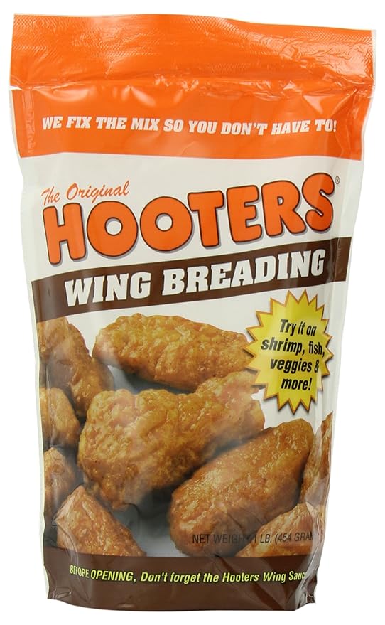 The Original Hooters Wing Breading - Crispy & Crunchy Coating - Ideal for Chicken, Fish, &