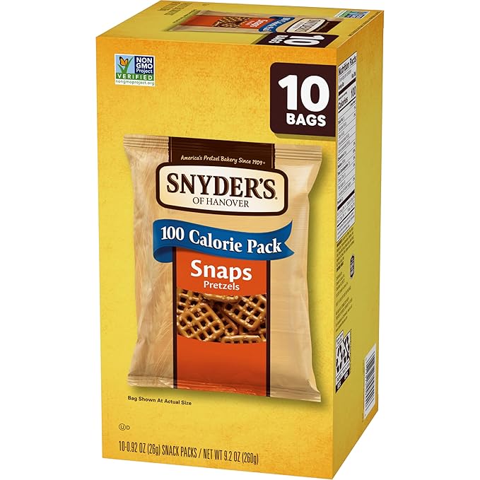 Snyder's of Hanover Snaps Pretzels, 10 Count 0.92 Oz