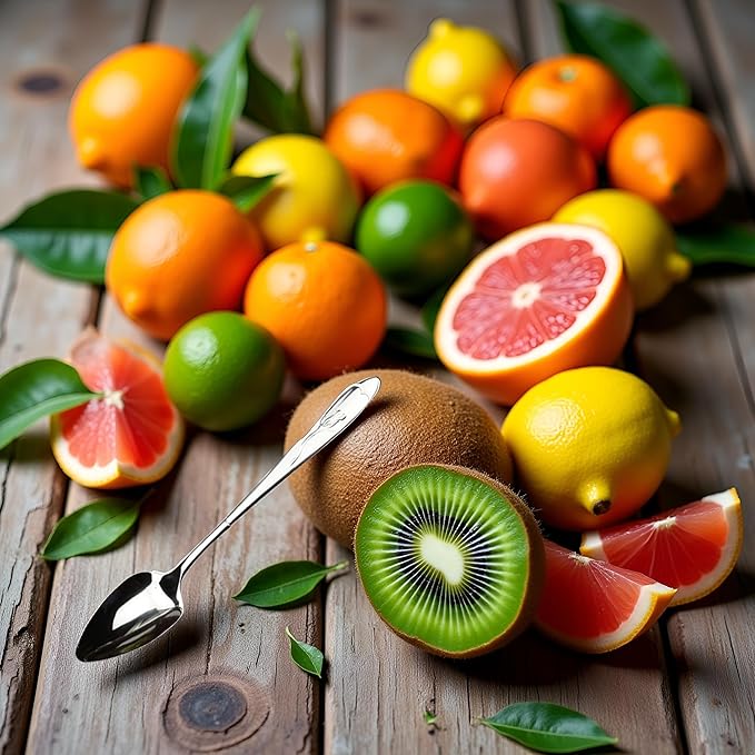 Silver Grapefruit Spoons, Stainless Steel Grapefruit Spoon, Grapefruit Spoon For Cirtrus Fruits