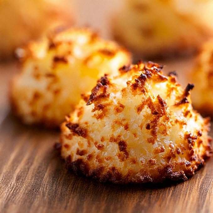 Golden Premium Quality Coconut Macaroons Slices - 12 oz (340 g) | Natural Super Fruit Perfect for