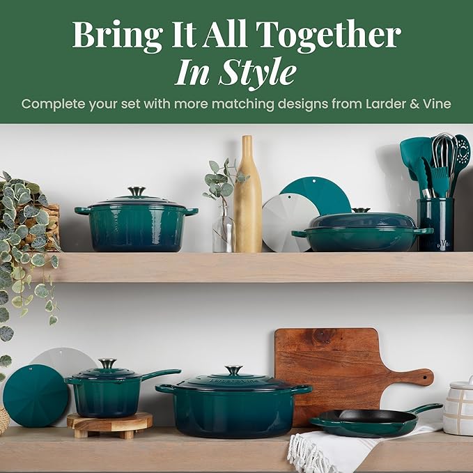 Larder & Vine 8-Piece Bakeware Set | Non-Stick Baking Set with Ceramic Finish | PFAS, PFOA, PTFE