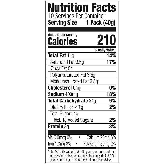 Lance Sandwich Crackers, ToastChee Cheddar, 10 Individually Wrapped Packs, 6 Sandwiches Each