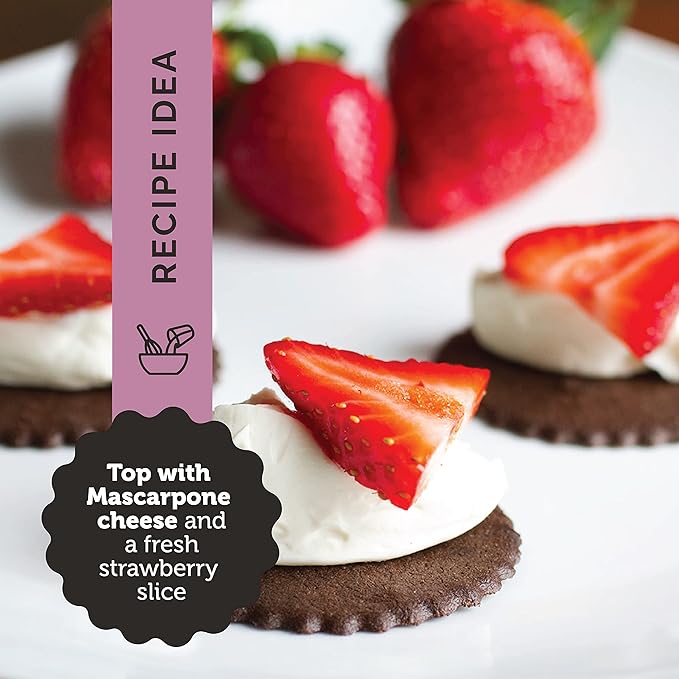 Dewey's Bakery Brownie Crisp Moravian Cookie Thins, Bakery Fresh with Real Simple Ingredients, Low