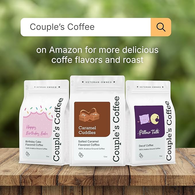 Couple?™s Coffee Ground Coffee | Gives Back to Military Families | Caramel Cuddles | Caramel