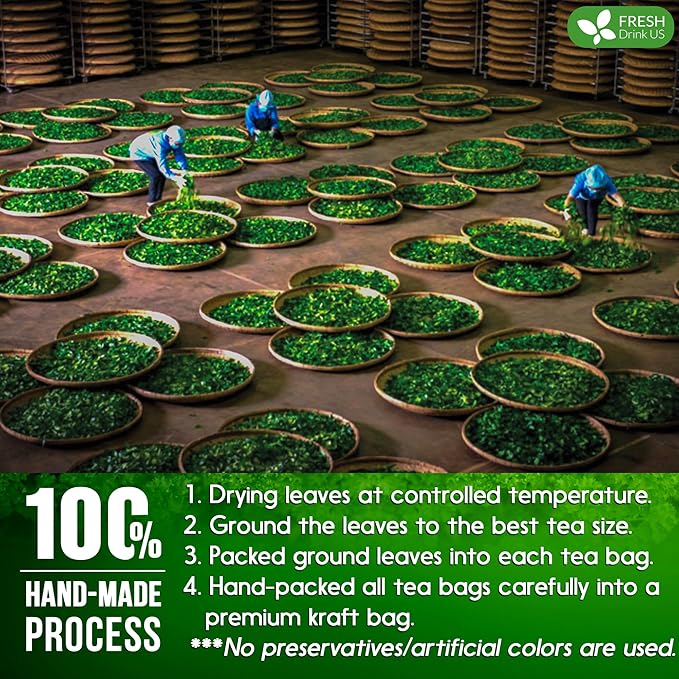 FreshDrinkUS, Premium 35 Parsley Leaf Tea Bags, 100% Natural & Pure from Parsley Leaves. Loose Leaf