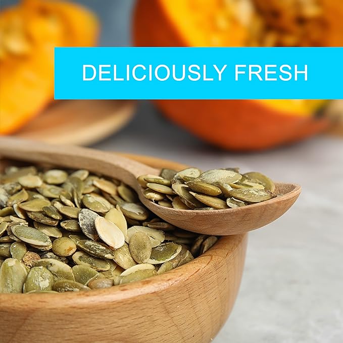 Pumpkin Seeds Pepitas Roasted Unsalted - 32 oz - 2 Pound | Healthy Snack | Vegan, Keto Diet