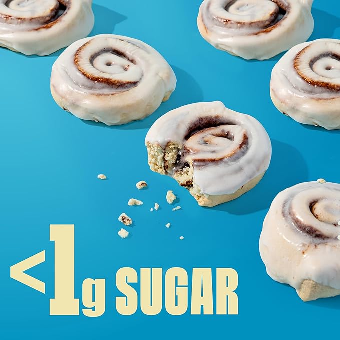 Legendary Foods 22g Protein Cinnamon Roll - Premium High Protien Bars, Low Carb Meal Replacement