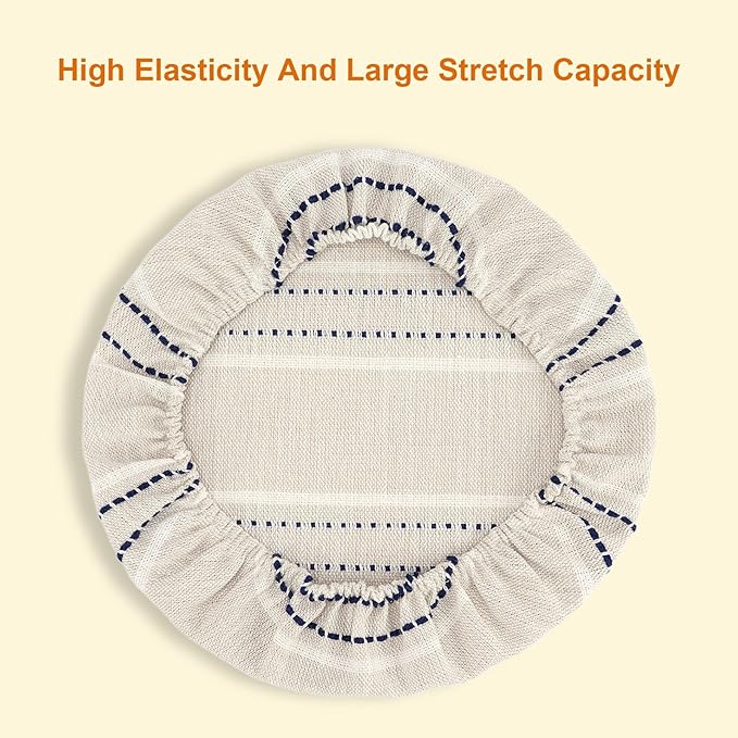 Reusable Bowl Covers for Bread Proofing, 9/10/13 Inches Bread Proofing Cover, 3 Pcs Linen Cotton