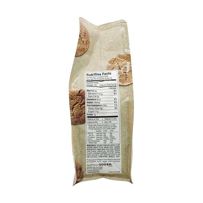 Mi-Del Cookies Ginger Flavored Snaps - Non GMO Certified, 0g Trans Fat Swedish Ginger Snaps Cookies