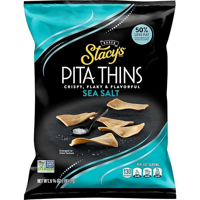 Stacy's Pita Crisps Simply Naked, 6.75 Ounce
