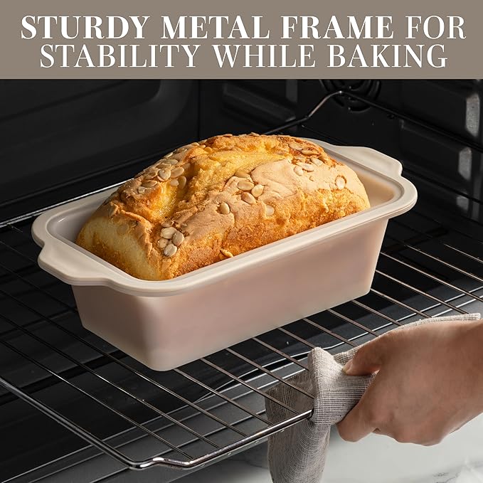 COOK WITH COLOR 17 Pc. Silicone Baking Pan Set - Non-Stick & Easy Clean Silicone Muffin Pans for