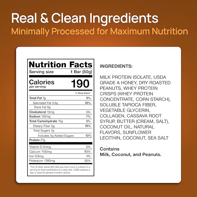 ProGo Protein Bars, Low Sugar, High Protein Snacks (22g) - 95% Pure Isolate for Faster Muscle