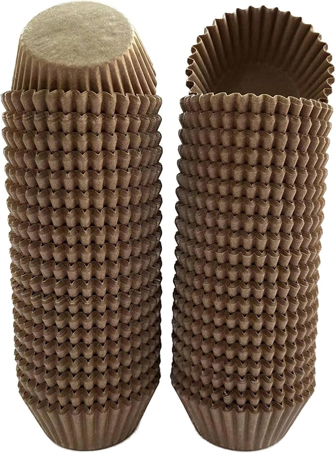 1000-Count Natural Mini Cupcake Liners Small Muffin Liners No Smell Premium Greaseproof Paper