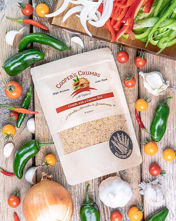 Cooper's Crumbs All Natural Gluten Free Low Carb Bread Crumb Alternative, High Protein, Vegan